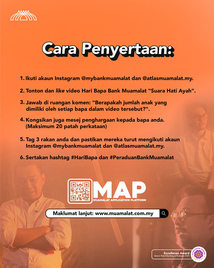 Follow dan Menang: Peraduan Hari Bapa